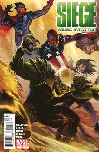 Siege: Young Avengers (2010) #1 cover