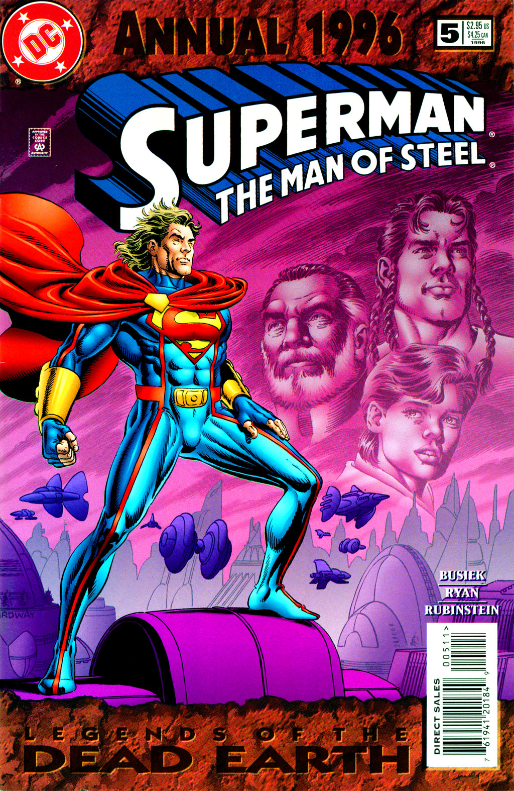 Cover of Superman: The Man of Steel Annual #5
