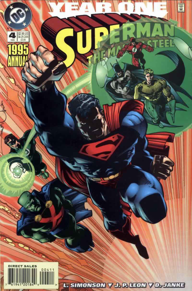 Cover of Superman: The Man of Steel Annual #4
