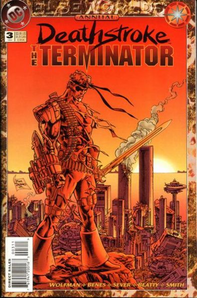 Deathstroke, the Terminator Annual (1992) #3 cover