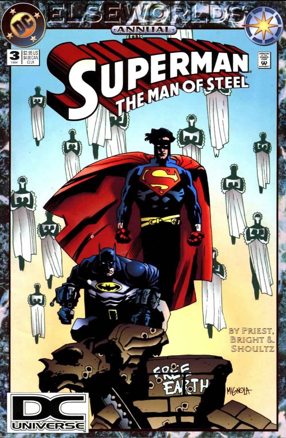 Cover of Superman: The Man of Steel Annual #3