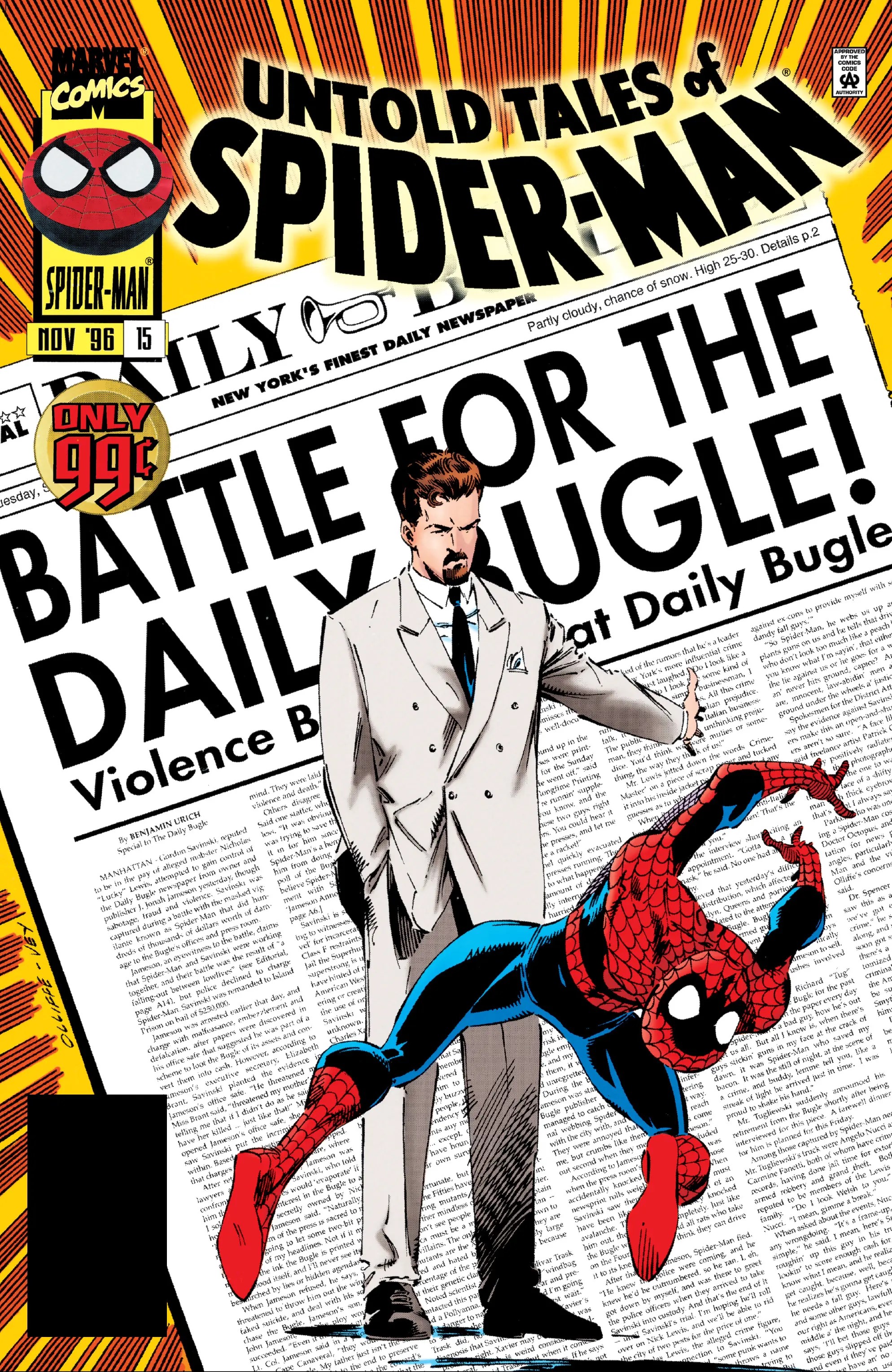 Untold Tales of Spider-Man #15 cover