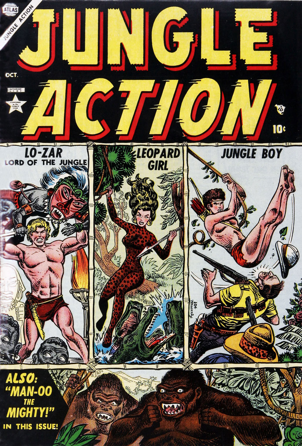 Jungle Action (1954) #1 cover