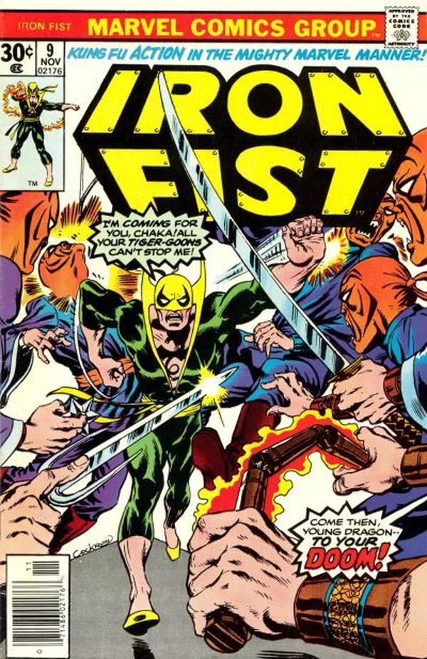 Iron Fist (1975) #9 cover
