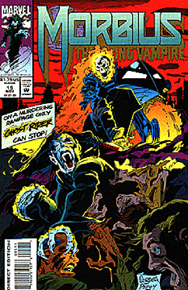 Morbius: The Living Vampire (1992) #15 cover