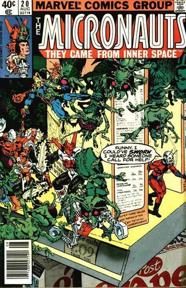 Micronauts #20 cover