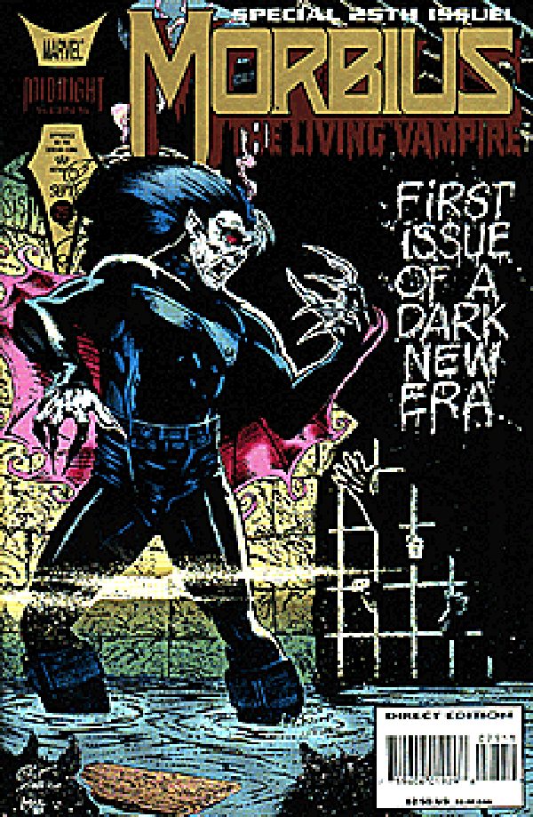 Morbius: The Living Vampire (1992) #25 cover