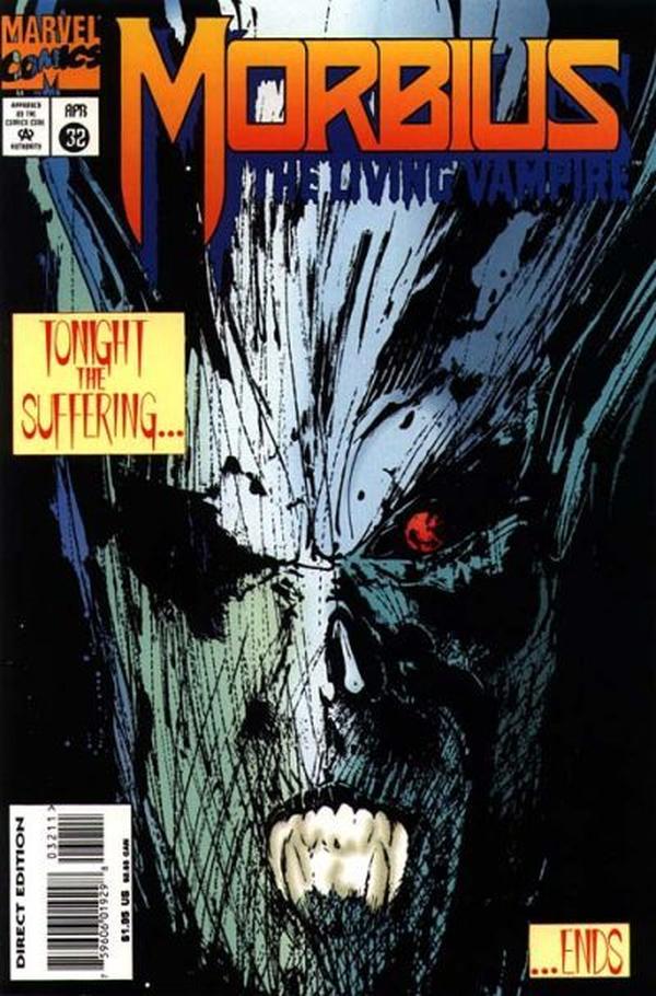 Morbius: The Living Vampire (1992) #32 cover