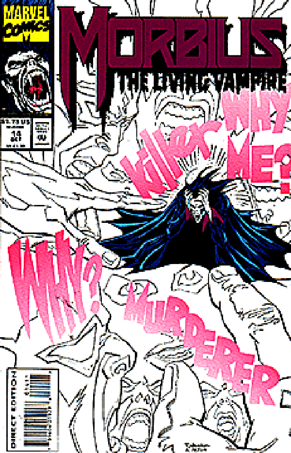 Morbius: The Living Vampire (1992) #14 cover