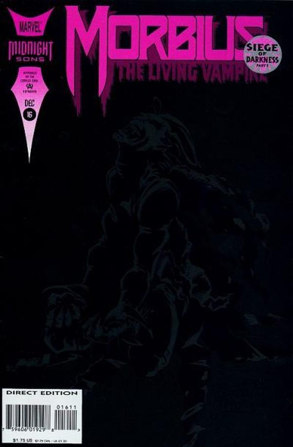 Morbius: The Living Vampire (1992) #16 cover