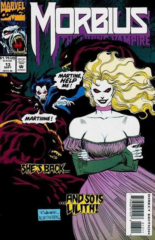 Morbius: The Living Vampire (1992) #13 cover