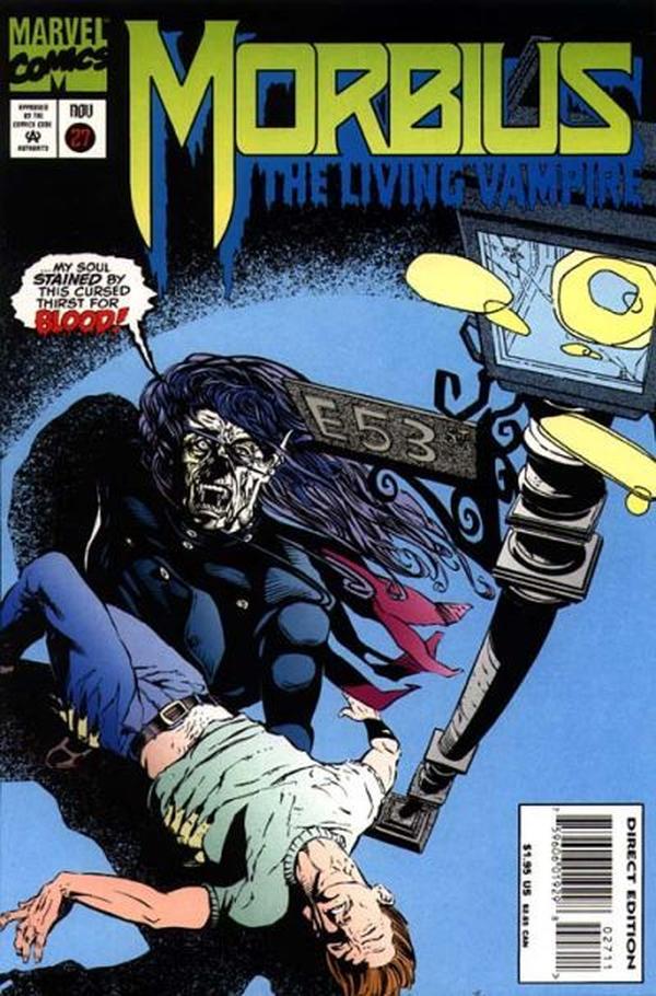 Morbius: The Living Vampire (1992) #27 cover