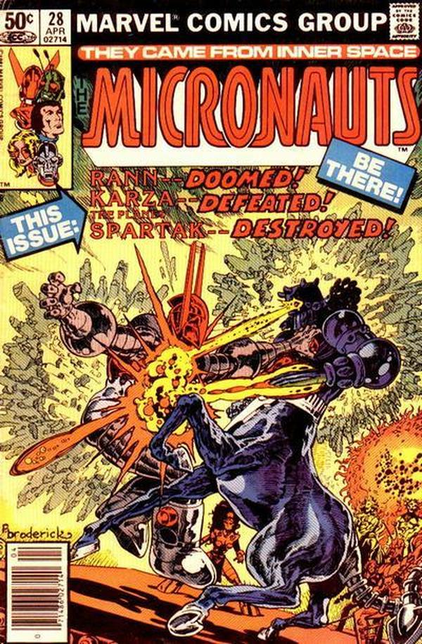 Cover of Micronauts #28