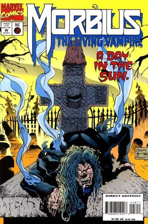 Morbius: The Living Vampire (1992) #28 cover
