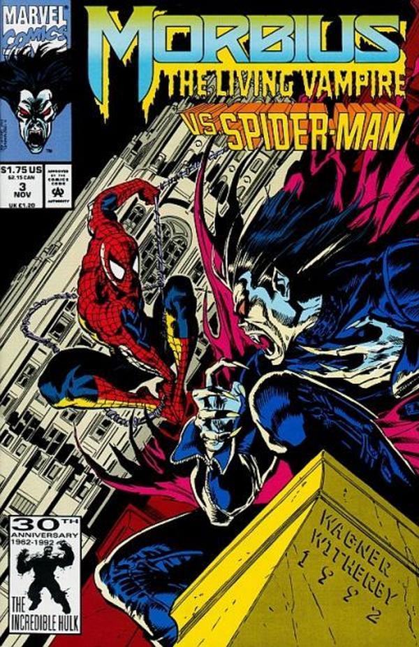 Morbius: The Living Vampire (1992) #3 cover