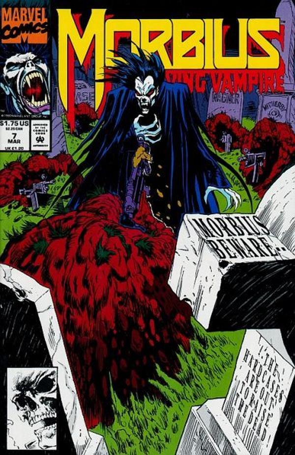 Morbius: The Living Vampire (1992) #7 cover