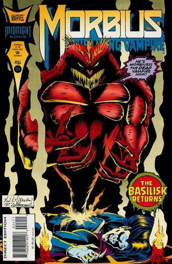 Morbius: The Living Vampire (1992) #24 cover