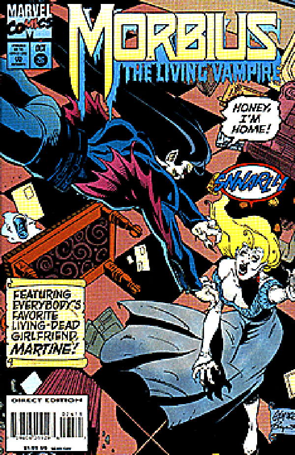 Morbius: The Living Vampire (1992) #26 cover