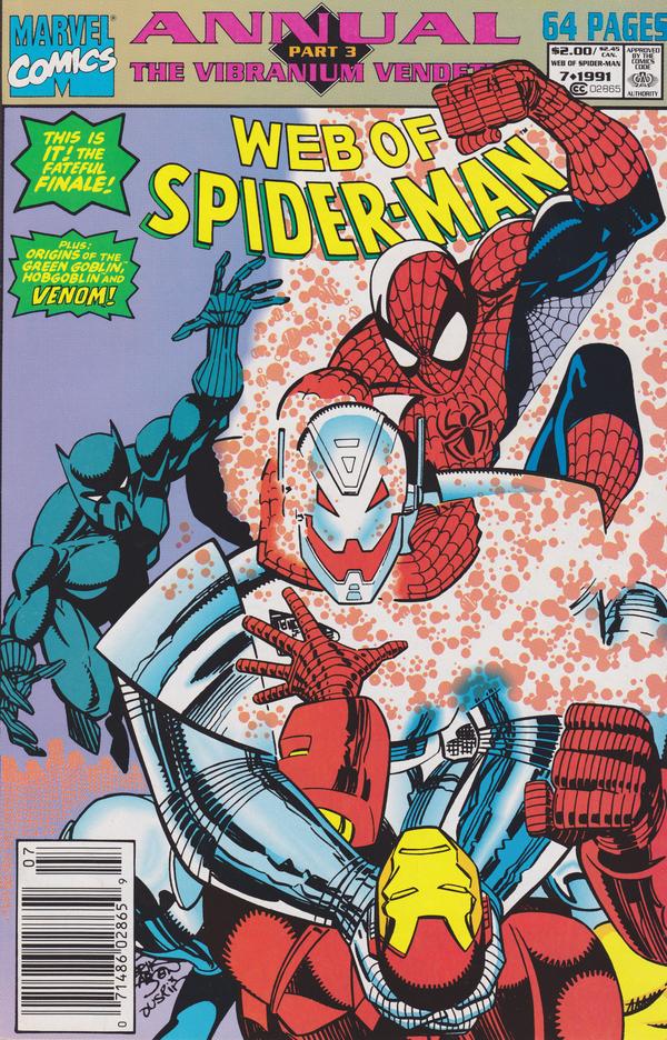 Web of Spider-Man Annual (1985) #7 cover
