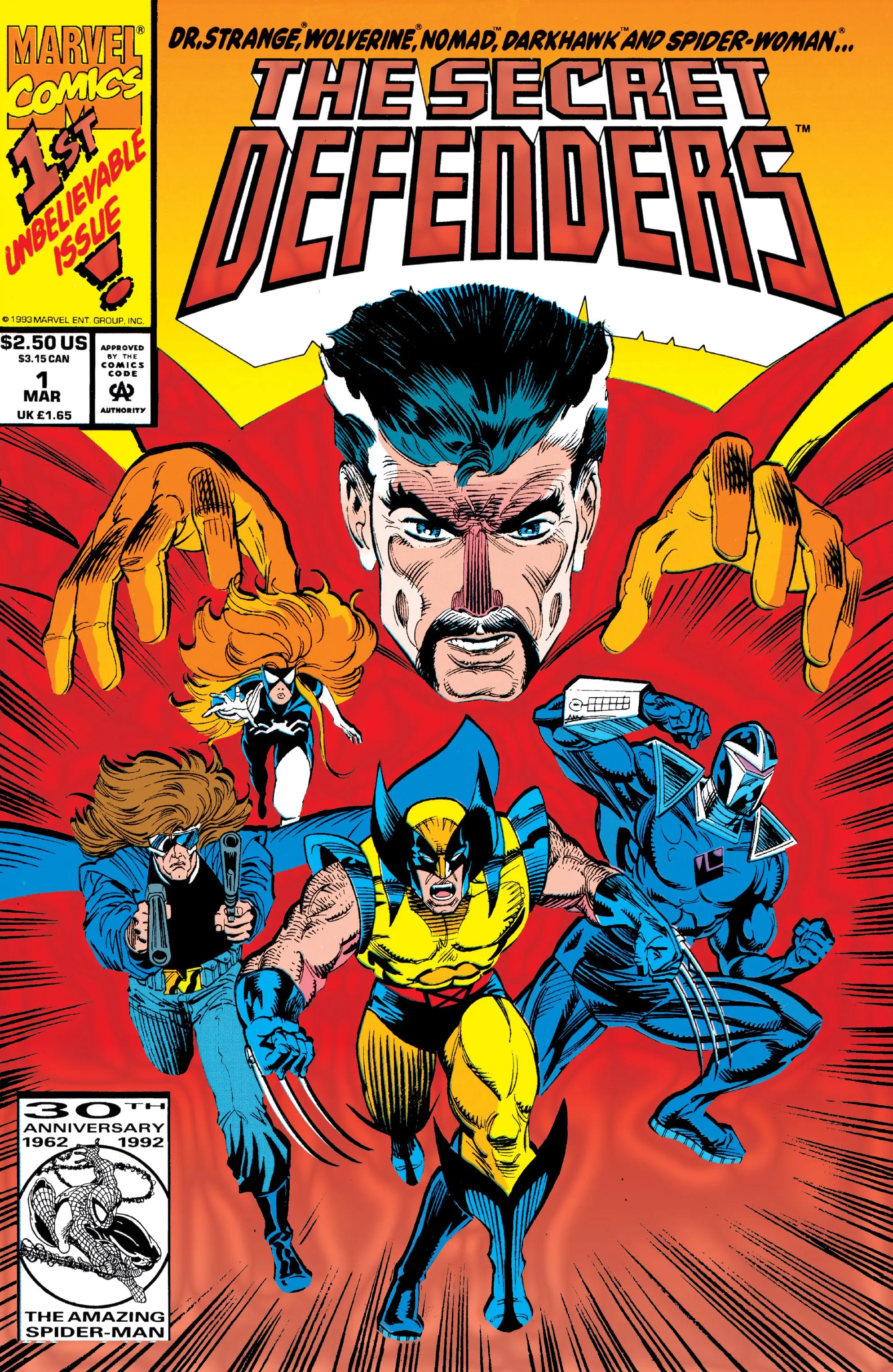 The Secret Defenders #1 cover
