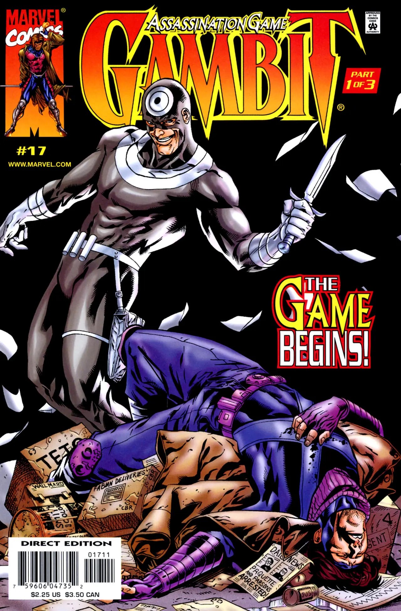 Gambit (1999) #17 cover