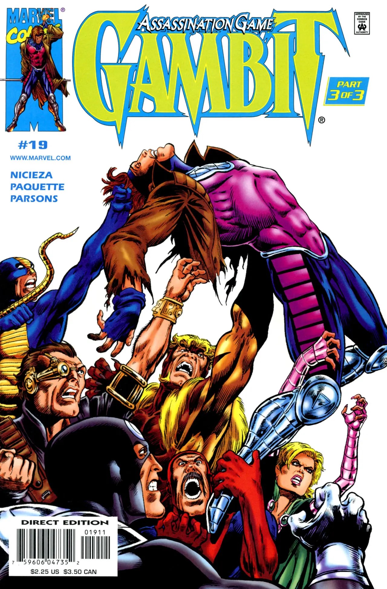 Gambit (1999) #19 cover