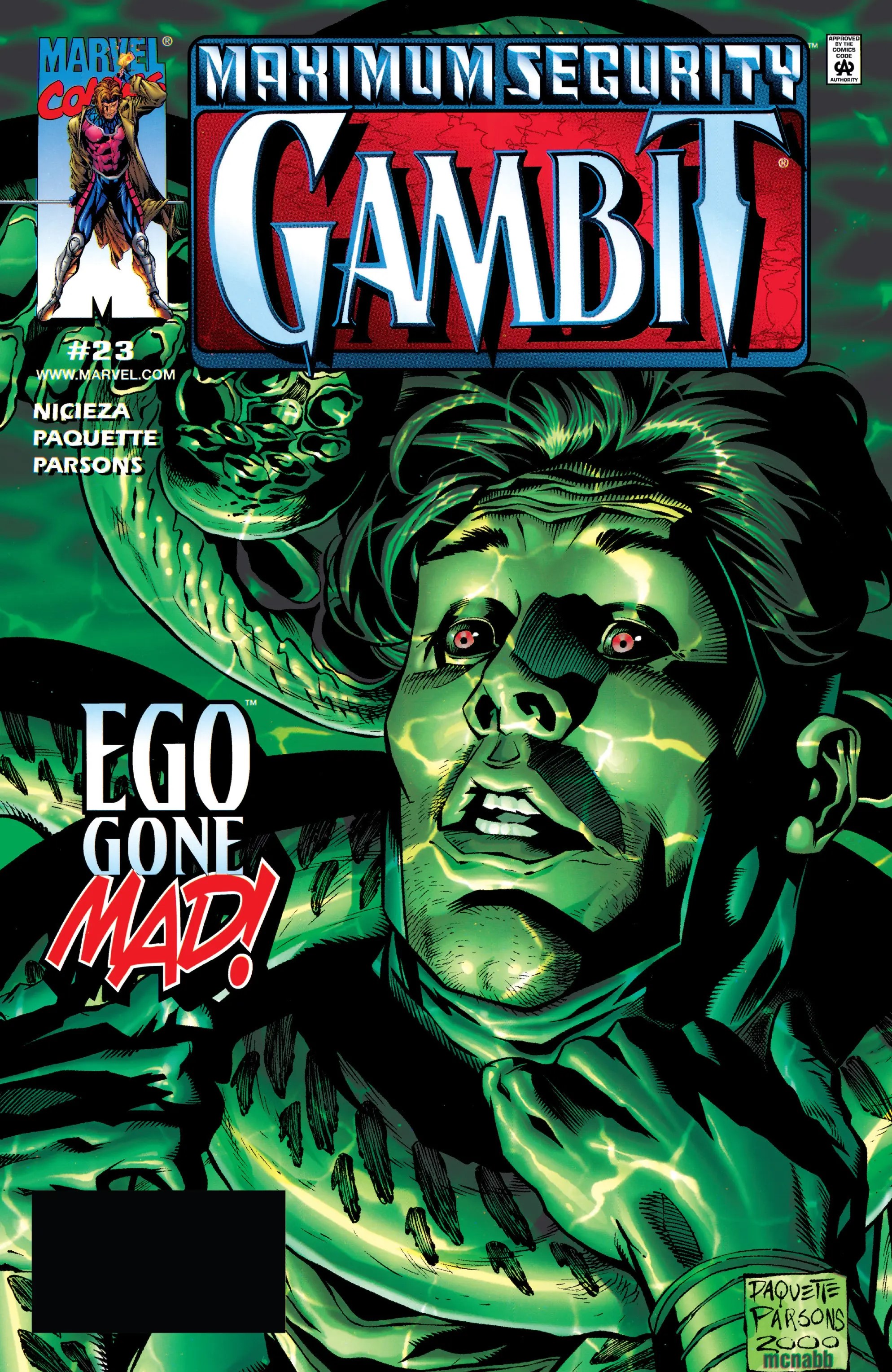 Gambit (1999) #23 cover