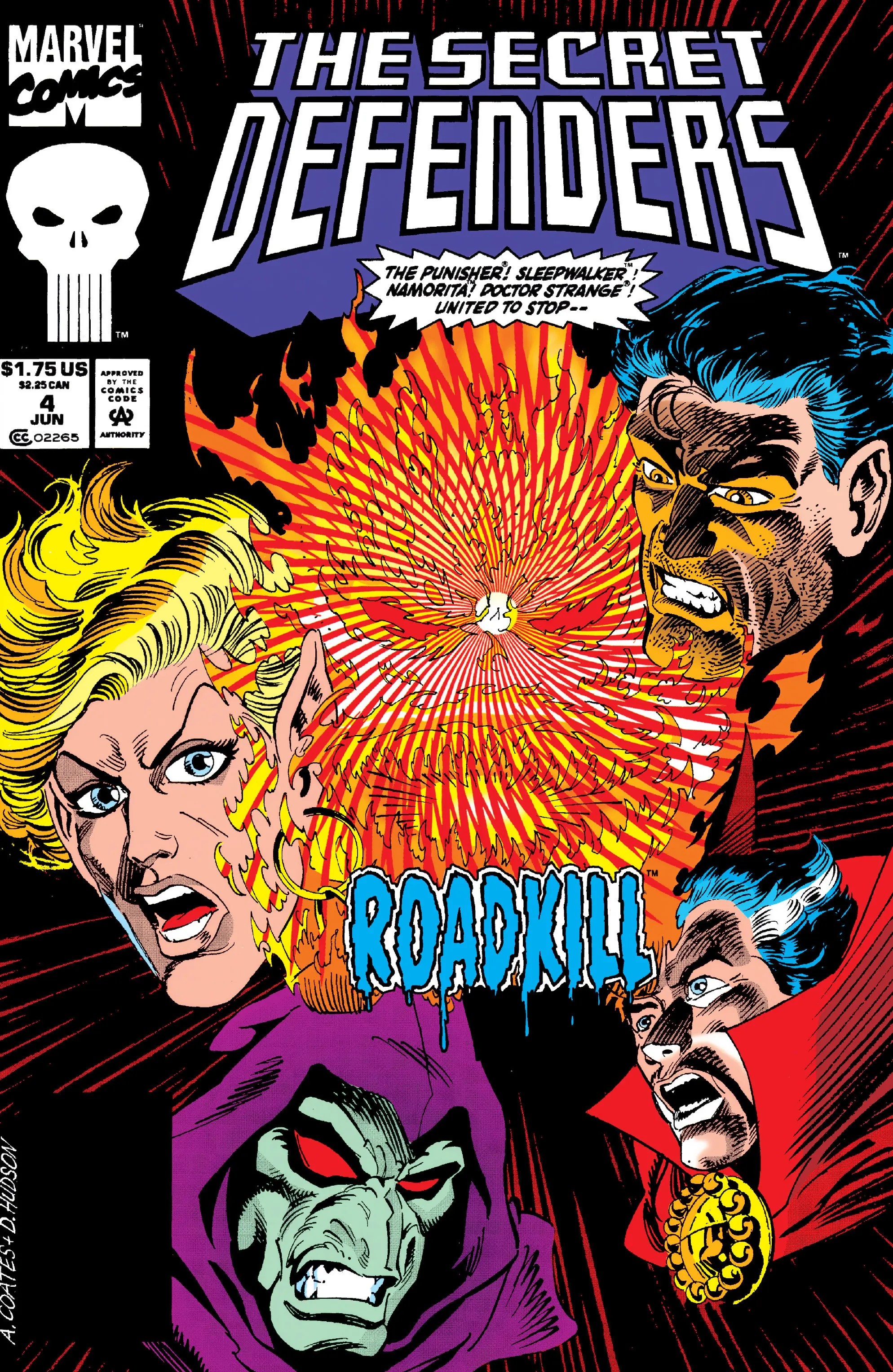The Secret Defenders #4 cover