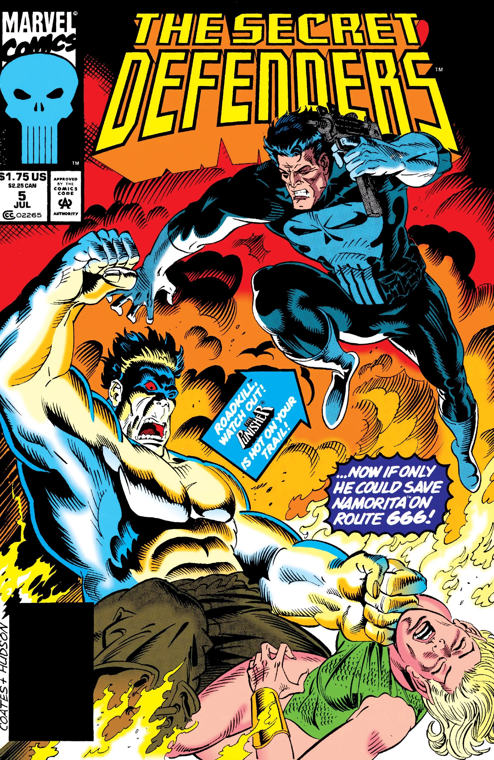 The Secret Defenders #5 cover