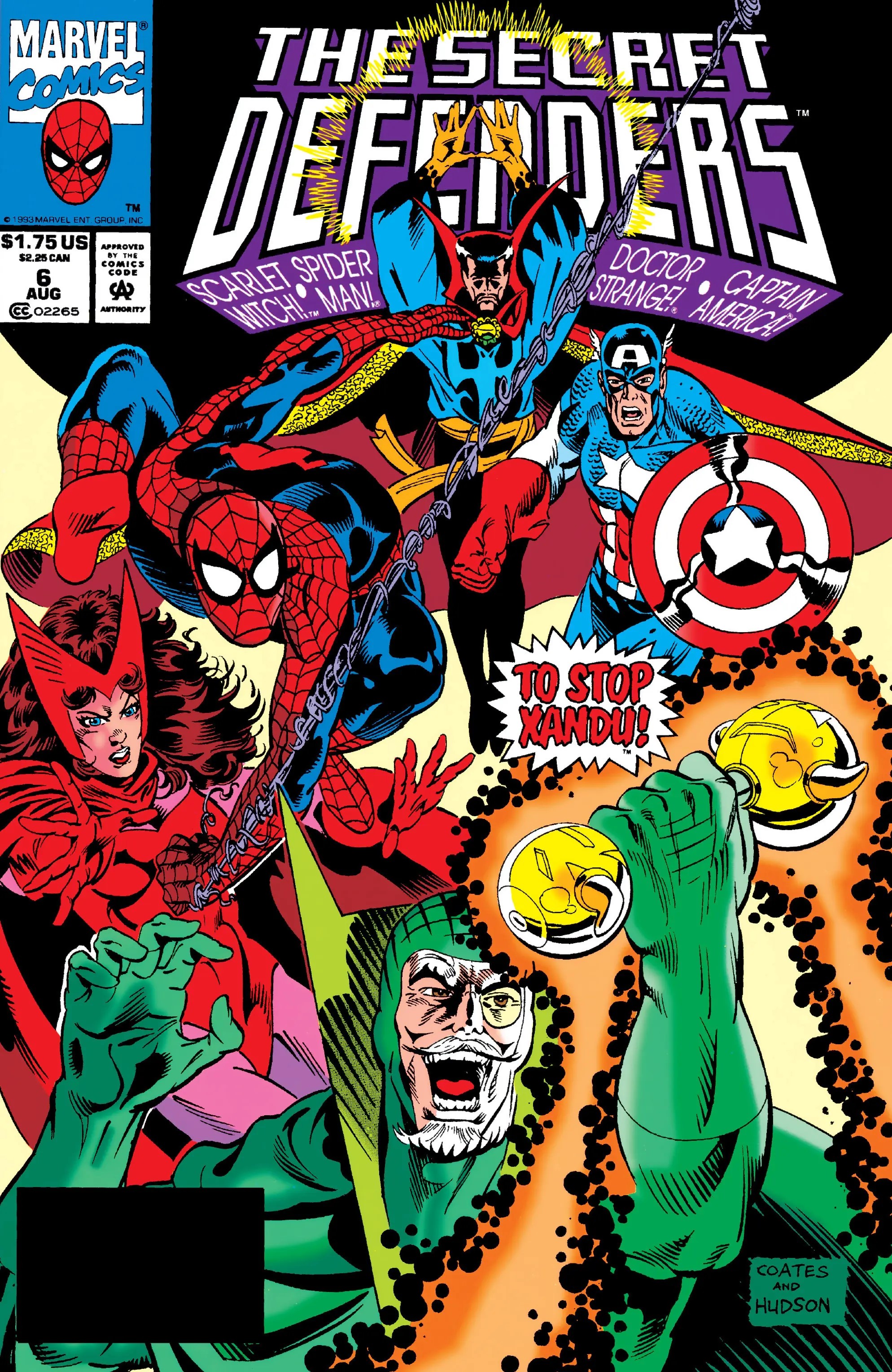 The Secret Defenders #6 cover