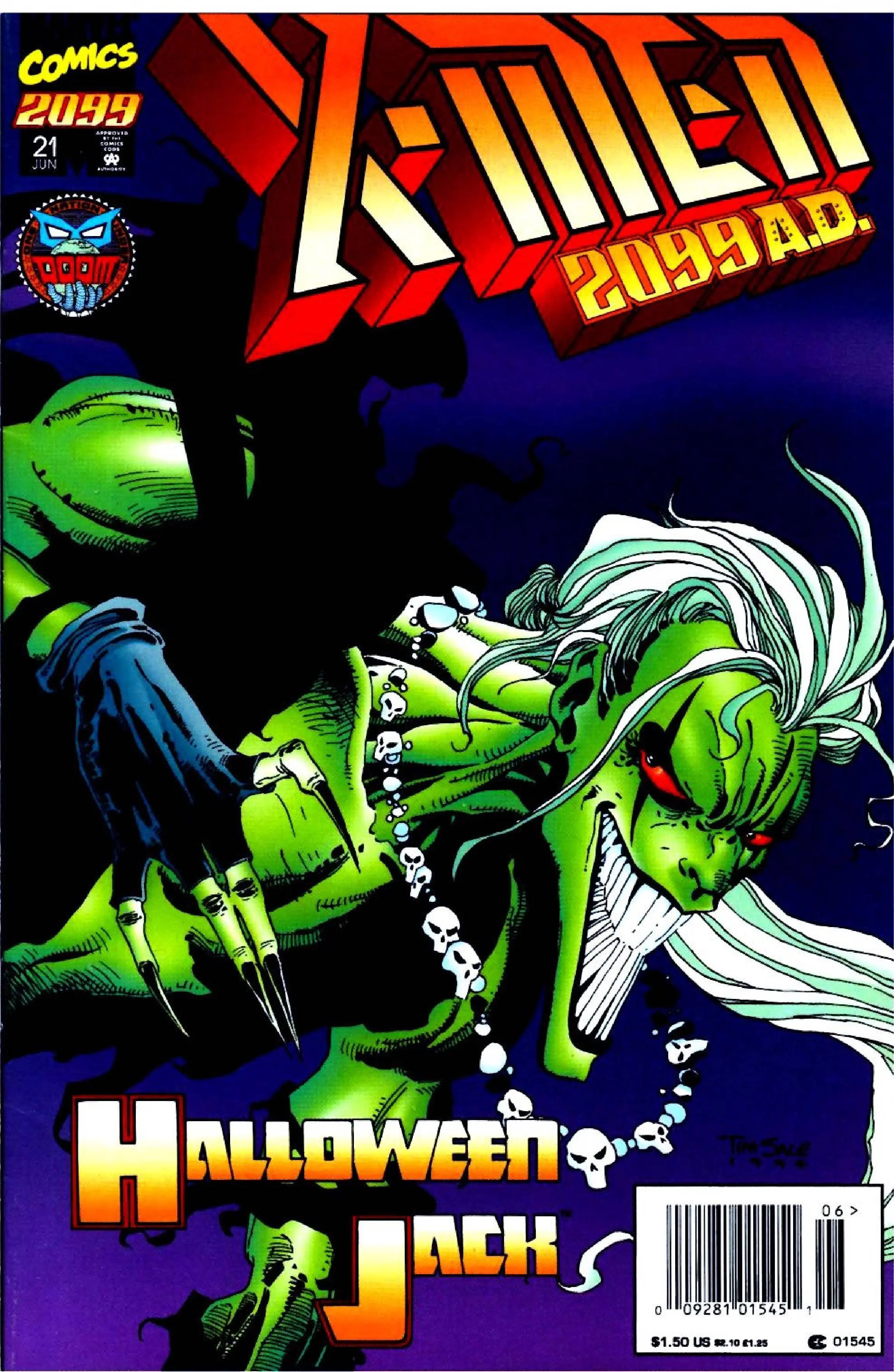 X-Men 2099 (1993) #21 cover