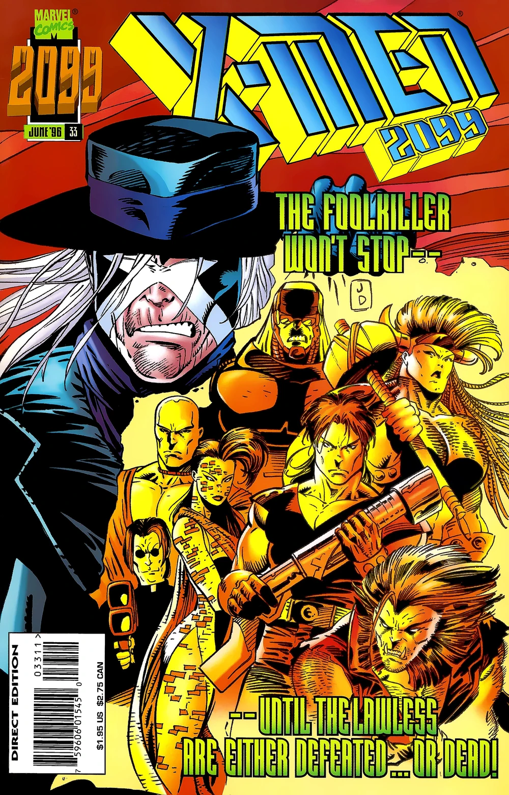 X-Men 2099 (1993) #33 cover