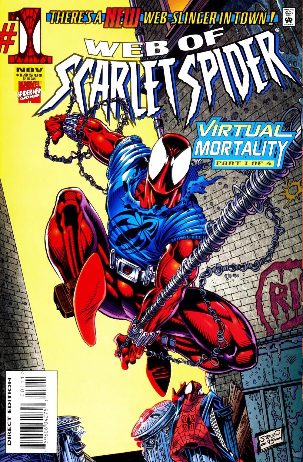 Web of Scarlet Spider (1995) #1 cover