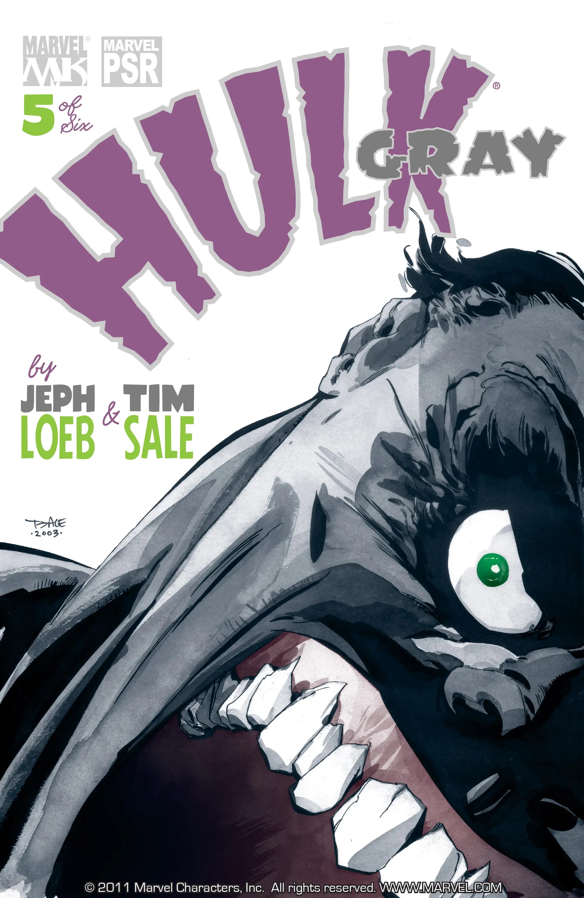 Cover of Hulk: Gray