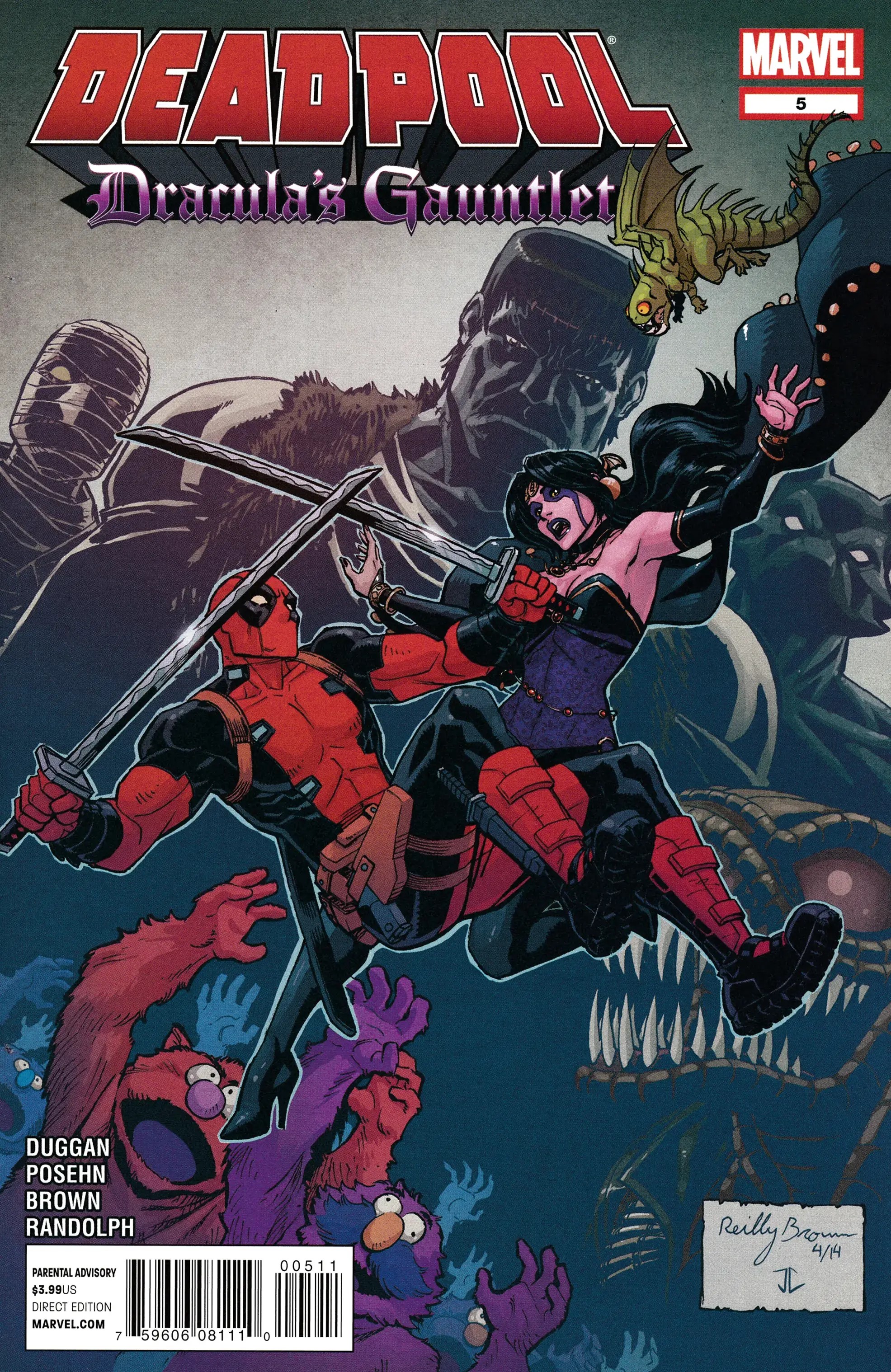 Cover of Deadpool: Dracula's Gauntlet #5