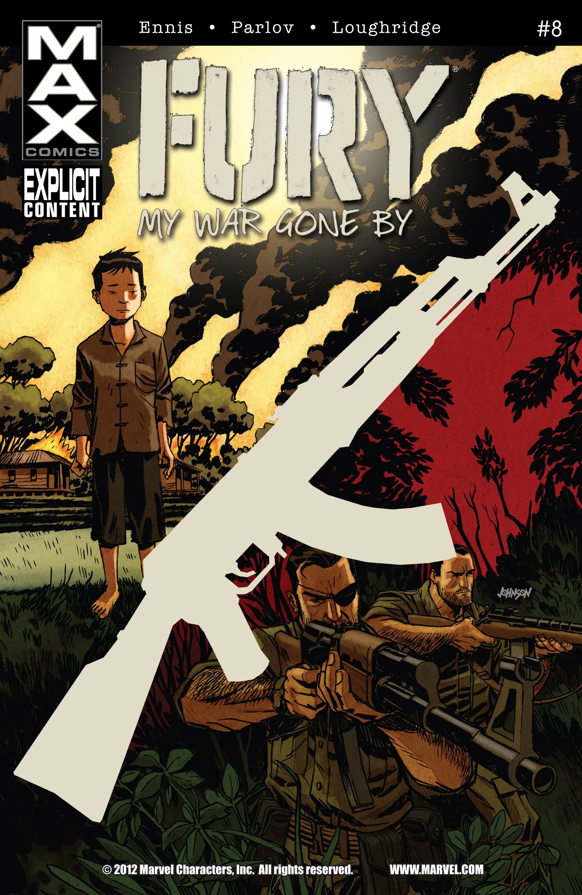 Fury Max (2012) #8 cover