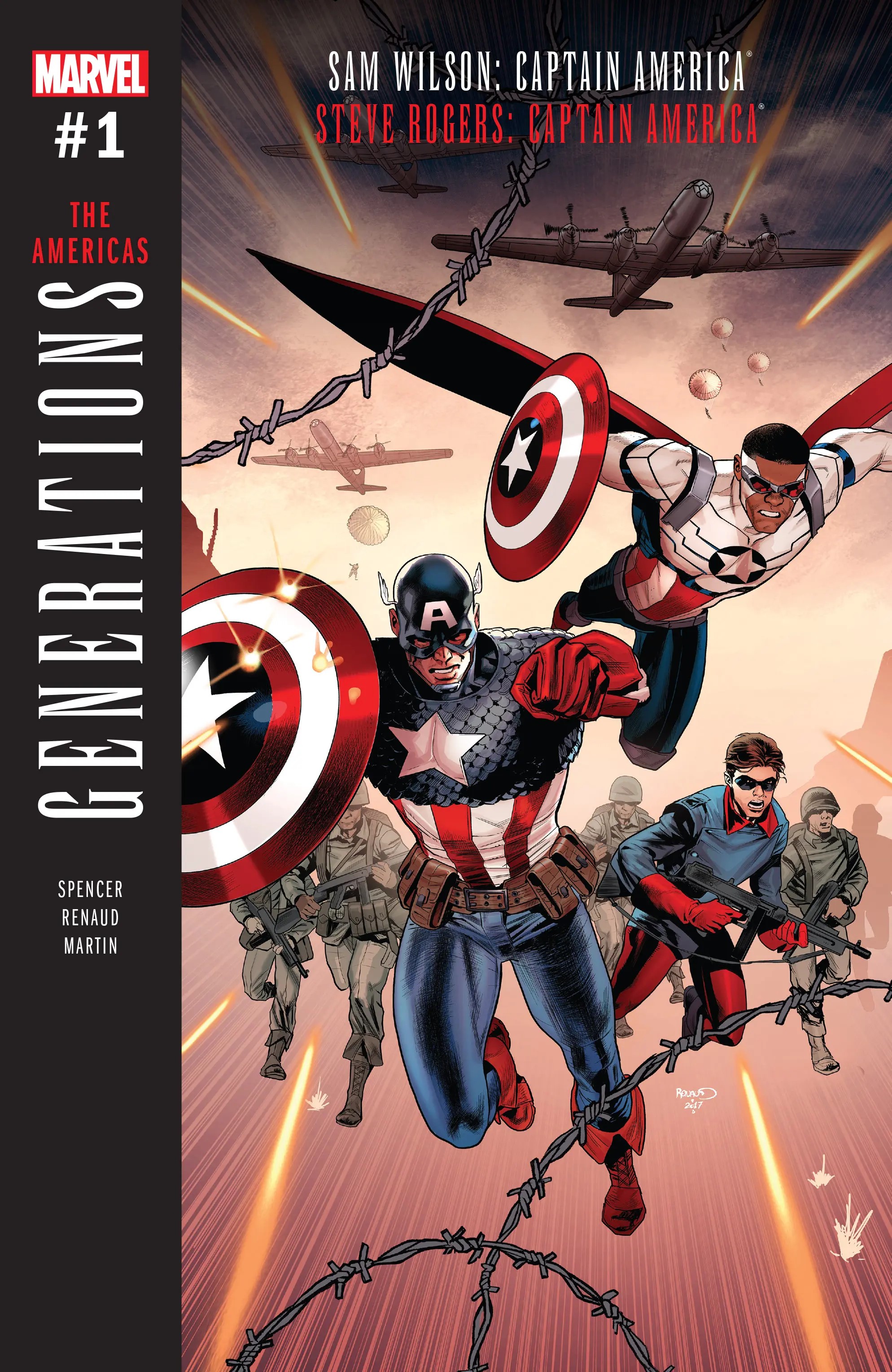 Generations: Sam Wilson: Captain America & Steve Rogers: Captain America