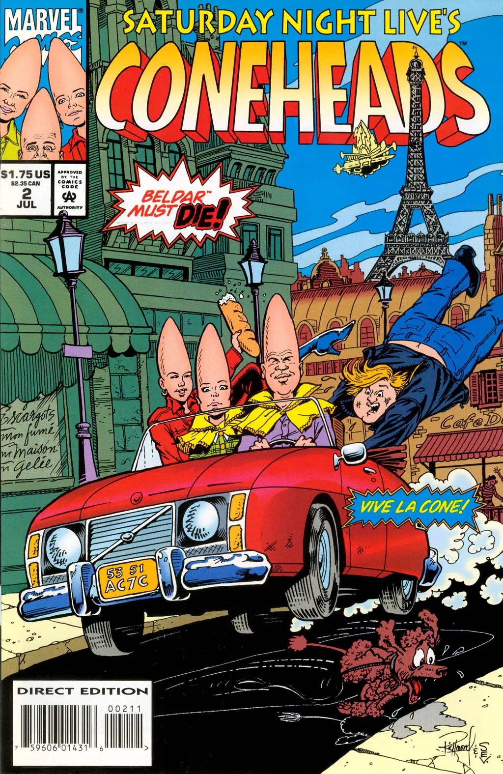 Coneheads #2 cover