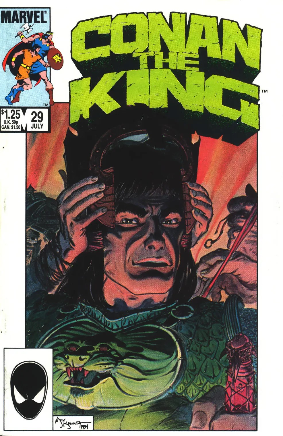 Conan the King (1984) #29 cover