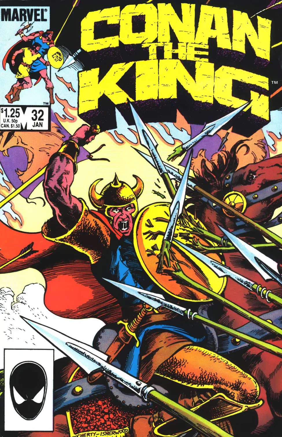Conan the King (1984) #32 cover