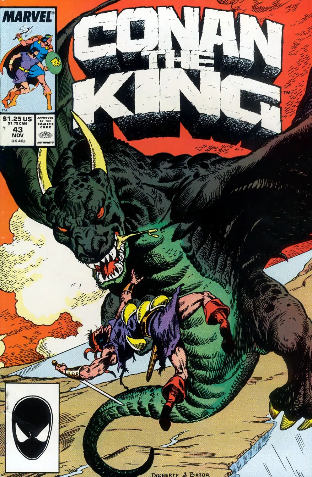 Conan the King (1984) #43 cover