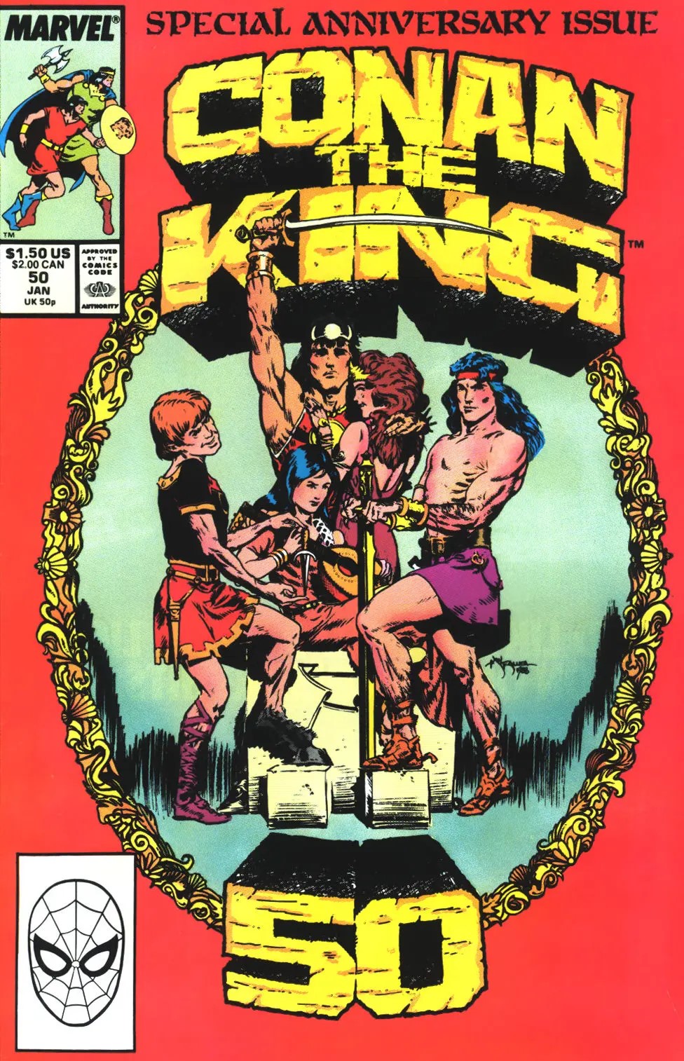 Conan the King (1984) #50 cover