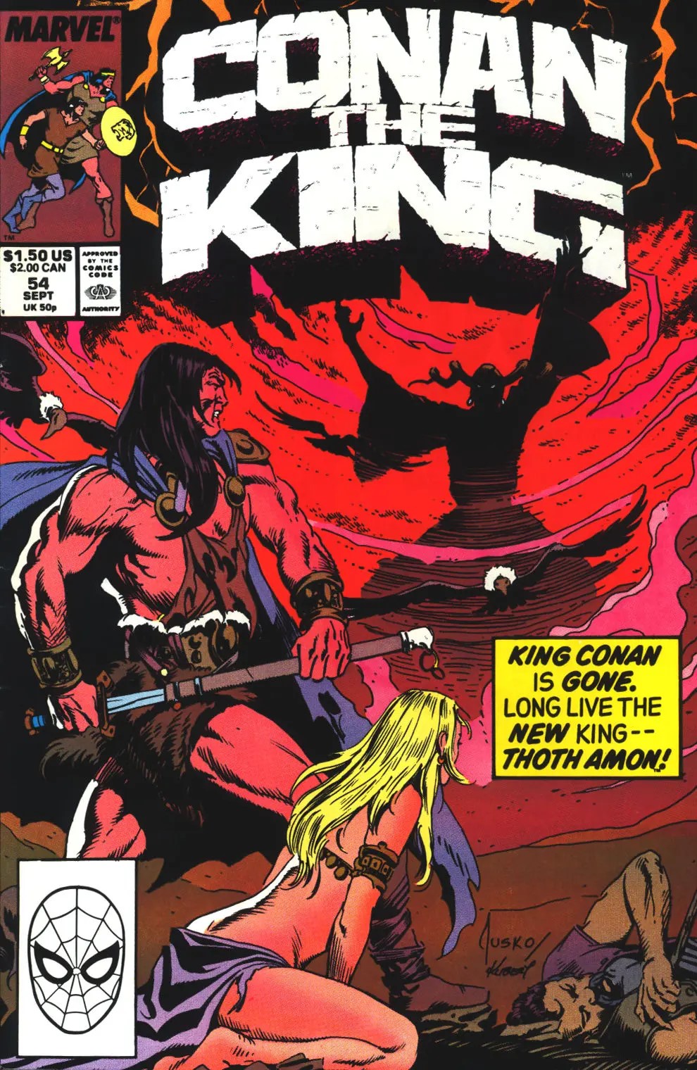Conan the King (1984) #54 cover