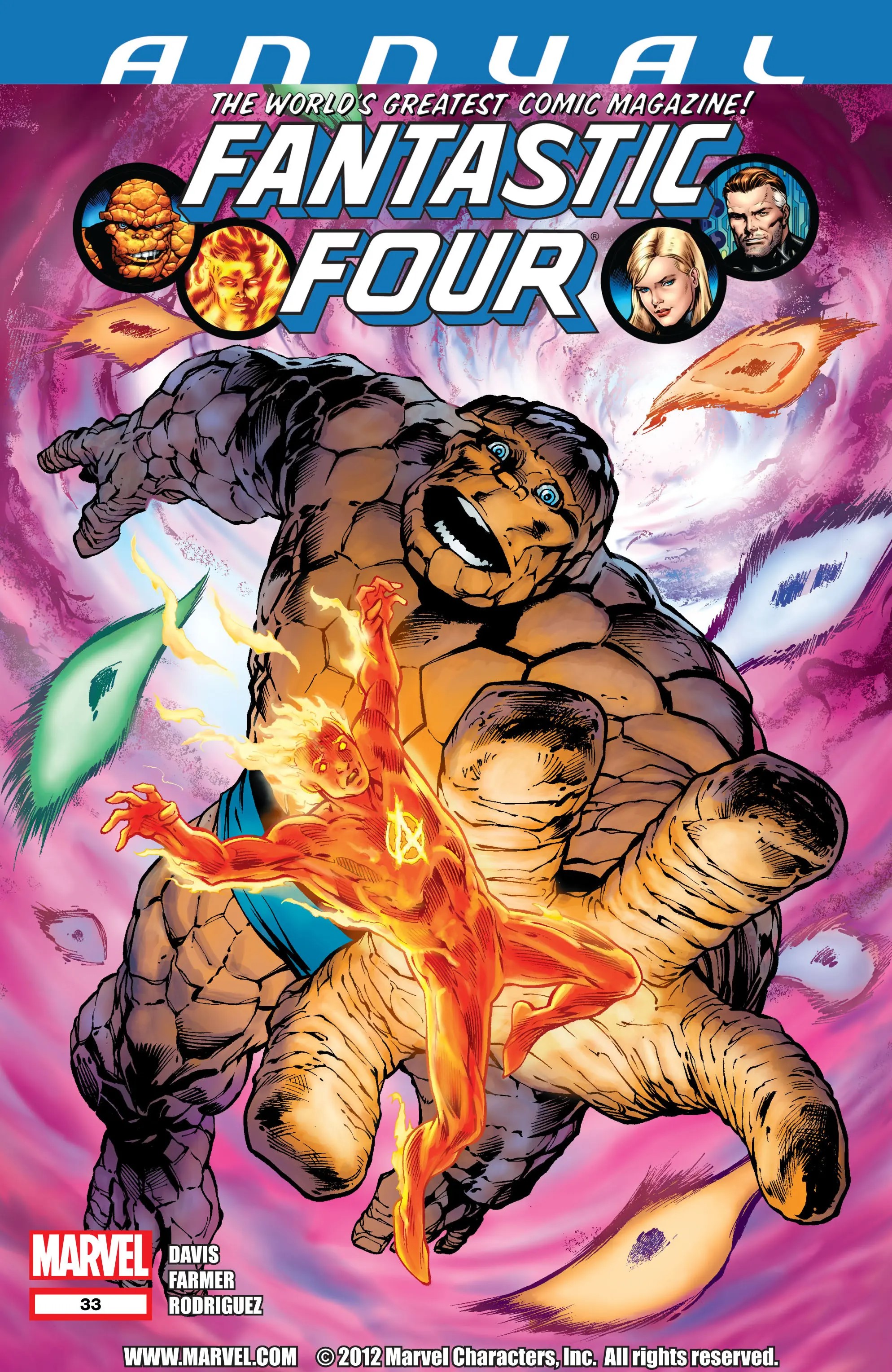 Cover of Fantastic Four Annual #33