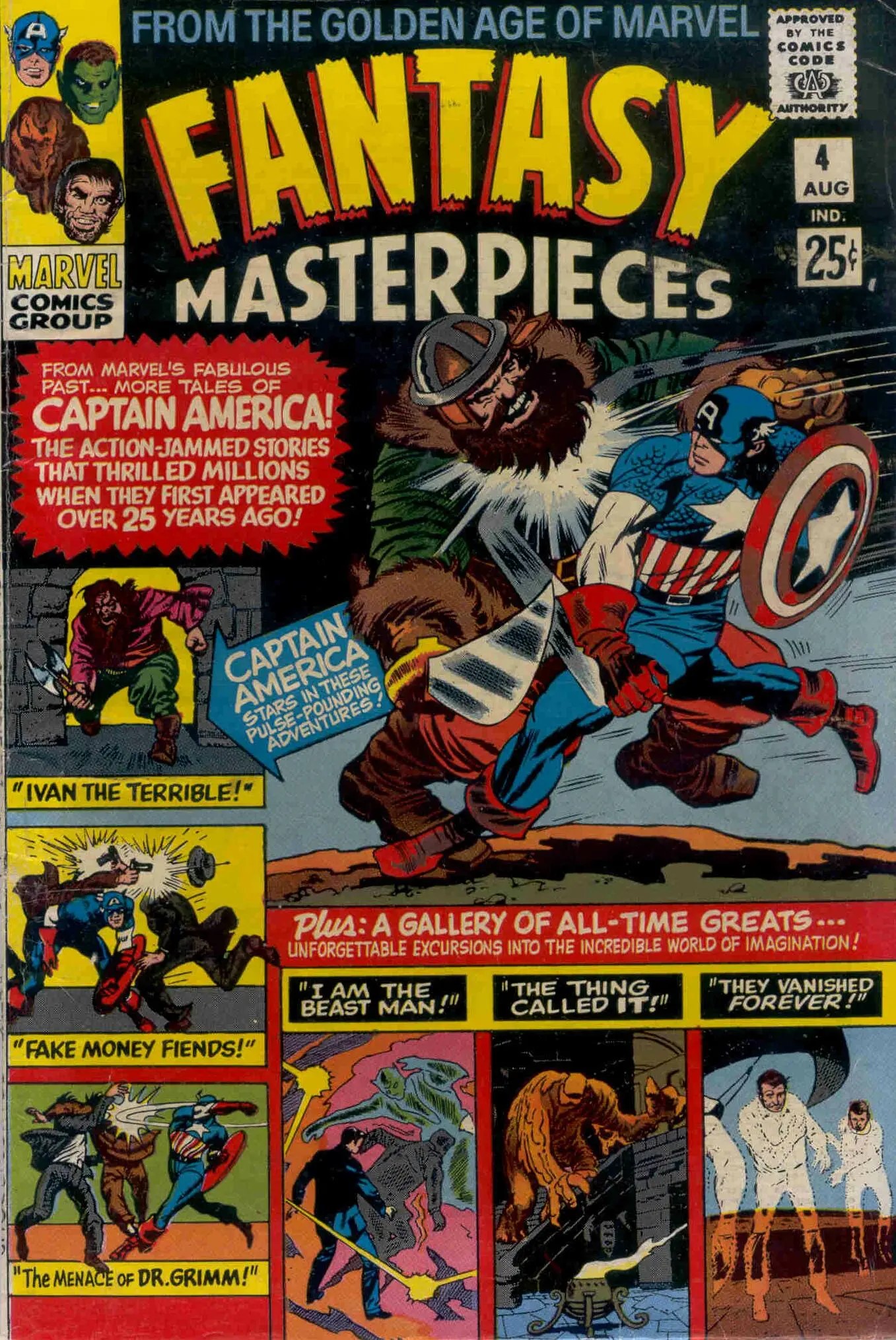 Cover of Fantasy Masterpieces #4