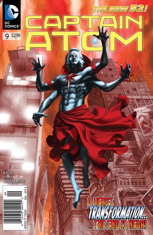 Captain Atom (2011) #9 cover