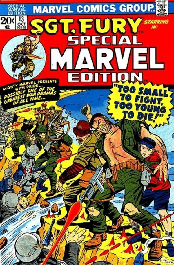 Special Marvel Edition (1971) #13 cover