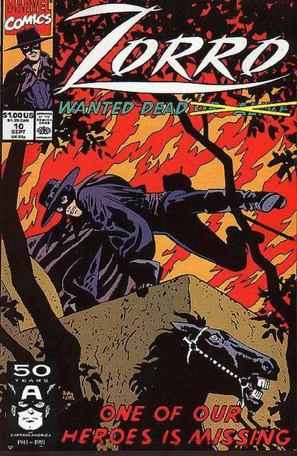 Zorro (1990) #10 cover