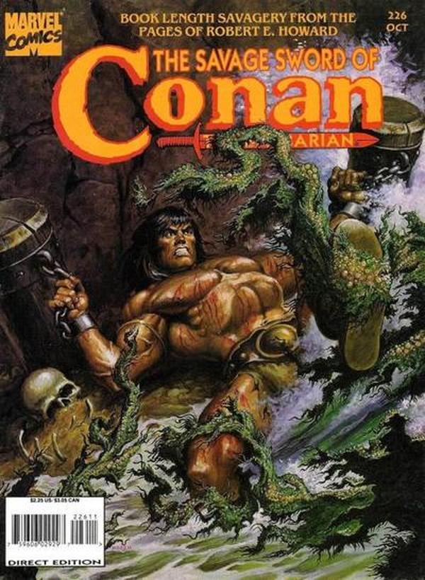 The Savage Sword of Conan #226 cover