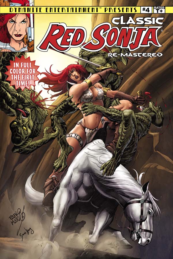 Classic Red Sonja Remastered #4 cover